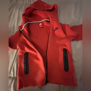 Nike Red Sweatshirt with Black Accents